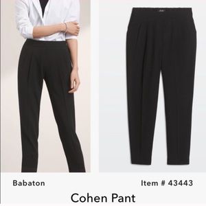 Babaton Cohen Pant, Black, size 0